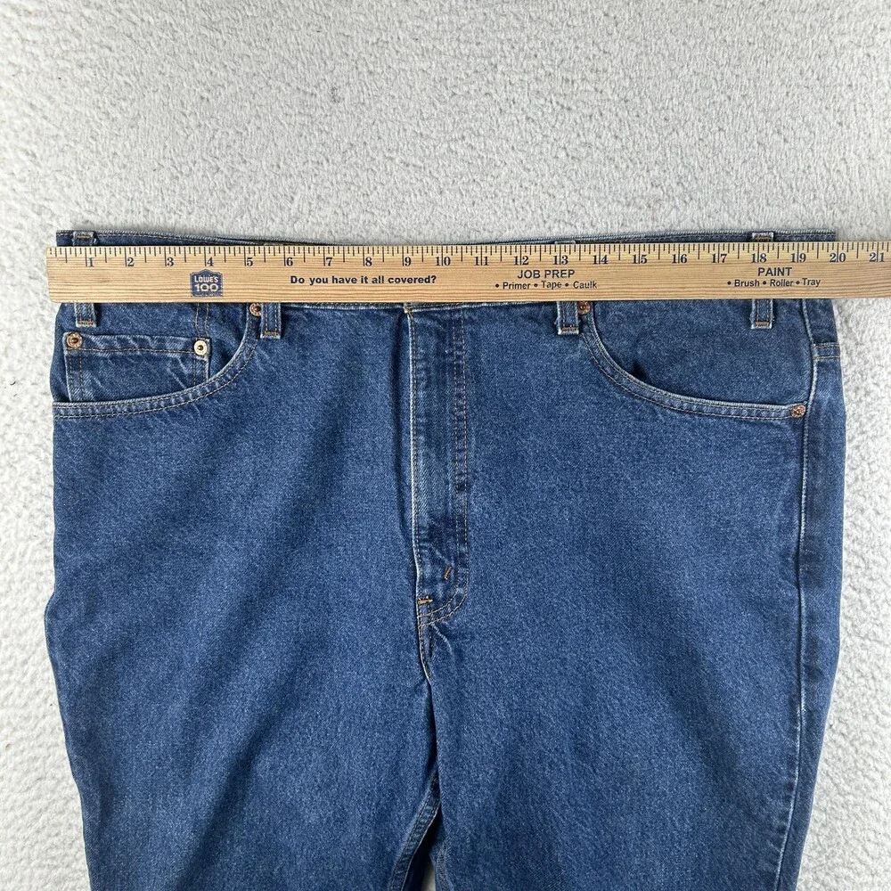 Vintage Levis 517 Jeans Mens 40x27 Medium Wash Denim Bootcut Zip 90s Hemmed
